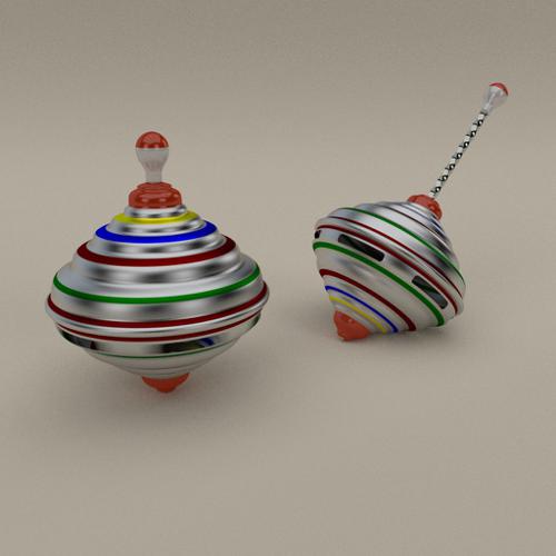 Spinning top aluminum preview image